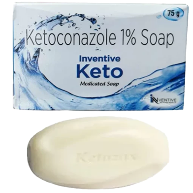 Ketoconazole 1 Percent Soap Inventive Keto Medicated Soap 75 gm image