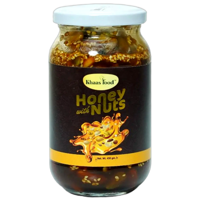 Khaas Food Honey With Nuts - 450 gm image