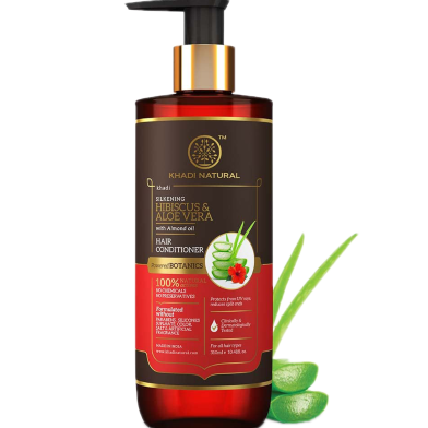 Khadi Natural Hibiscus and Aloevera Hair Conditioner 300 ml image