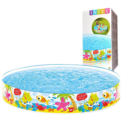 Kids Baby Children Inflatable Swimming Pool Bath Tub Portable Outdoor Summer Water Fun Play Toy image