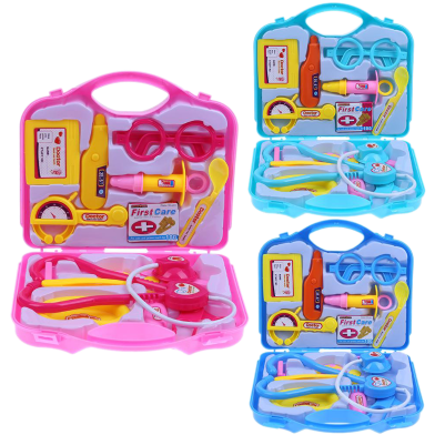 Kids Children Doctors Kids Plastic Set Of Medical Kids image