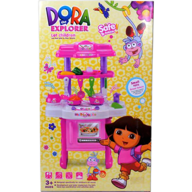 Kids Electronic Pretend Play Kitchen Cooker Set 30Pcs image