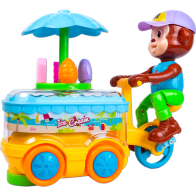 Kids Ice Cream Car Toy With Light Music image