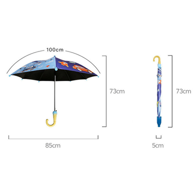 Kids Ice-Cream Umbrella With Anti-Drip Plastic Cover (Any Color and Design) - 1 Pcs Slide 3
