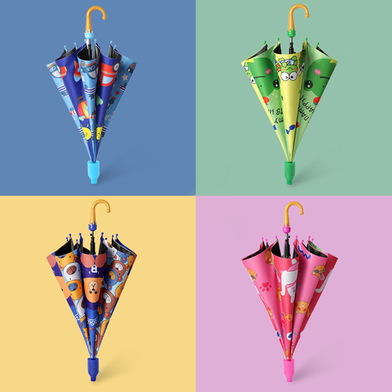 Kids Ice-Cream Umbrella With Anti-Drip Plastic Cover (Any Color and Design) - 1 Pcs Slide 2
