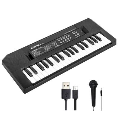 Kids Piano 37 Keys Electronic Music Keyboard with Microphone USB System Educational Musical Toy (BF-3738) image