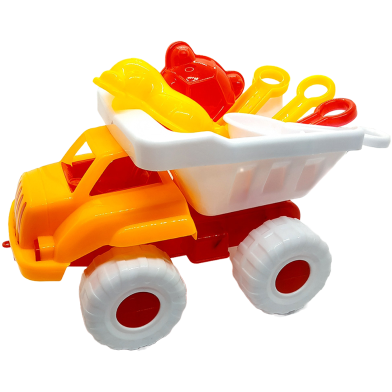 Kids Plastic Beach Car Toy With Many Small Accessories/Items Car Play Tool Set For Kids (beech_car_plastic_180c) Multicolor image