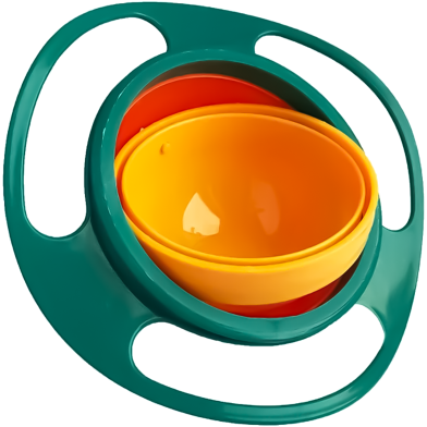 Kids Universal Gyro Bowl 360 Rotate Spill Proof Feeding Plate image