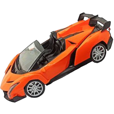 Kids XF Emulation Model Rechargeable Remote Control Toy Car - Orange Slide 2