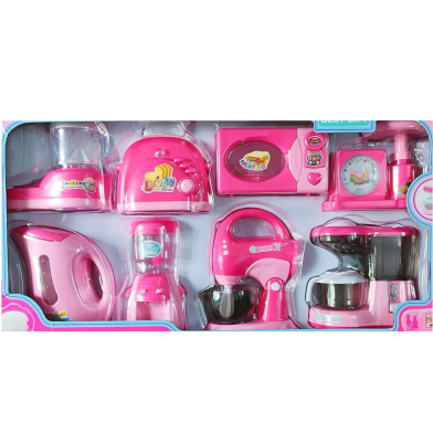 Kids household pretend play toy electric washing machine toy,iron,coffee maker,kitchen blender toy set -142056594 image