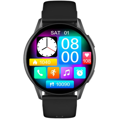 Kieslect K11 Ultra Amoled Smart Watch SpO2 - Black image