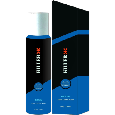 Killer Ocean Liquid Deodorant Spray For Men And Women 150ml image