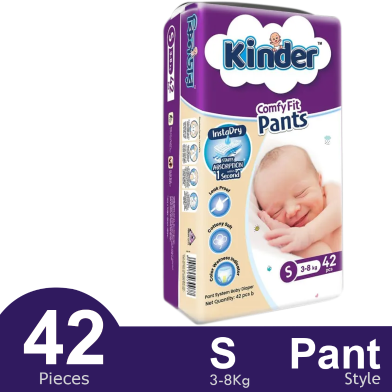 Kinder Diaper Jumbo 42 Pcs S image