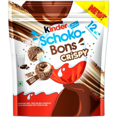 Kinder Schoko Bons Crispy 12pcs 67.2gm image