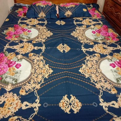 King Size Bedsheet Set with Two Pillow Covers image