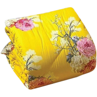 King Size Comforter For winter Inside Fiber New Flower 1 Pcs image