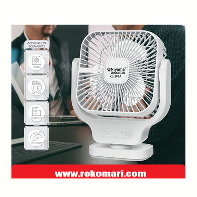 Kingshan Rechargeable Mini Fan 7 Inch image