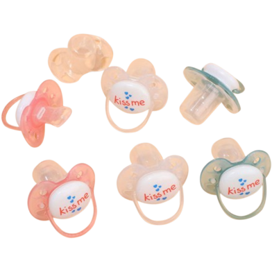 Kiss Me Baby Silicone Pacifier With Lid - 1Pcs image