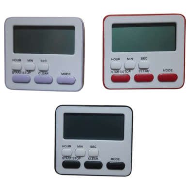 Kitchen Timer Countdown Reminder Small Alarm Clock (multicolour) image