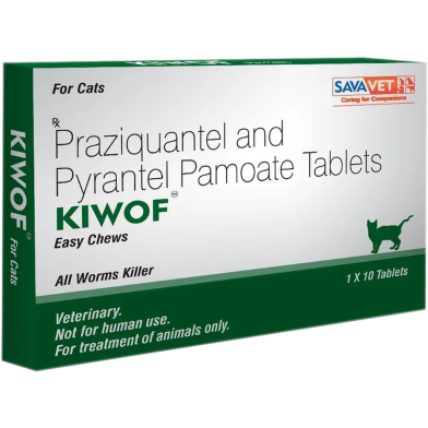 Kiwof Cat Dewormer Chewable Tablets 1pcs image