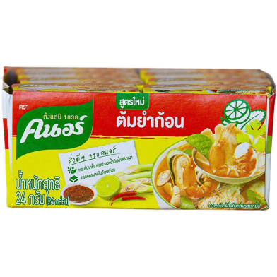 Knorr Tom Yum Seasoning Bouillon Cubes Box 24gm image