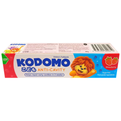 Kodomo Anti Cavity Strawberry Toothpaste Thailand - 80gm image