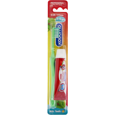 Kodomo Dental Kids Set Green (3 to 6 Years) image