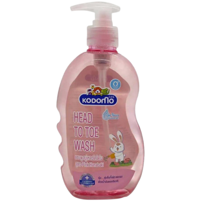 Kodomo Head To Toe Wash Pink Hanabaki 400 Kodomo