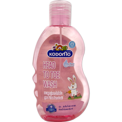 Kodomo Pink Hanabaki Head To Toe Wash 200ml image