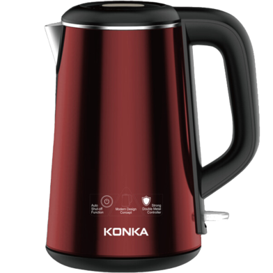 Konka KEKLW-18Q Electric Kettle (1500W) (1.8 Ltr) Red image