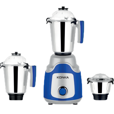 Konka Master Chef Mixer Grinder 3 Jar (1200W) Blue image