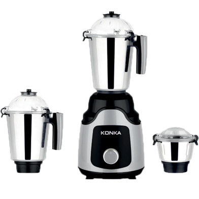 Konka Master Chef Mixer Grinder 3 Jar (1200W) Grey image