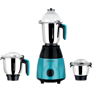 Konka Turbo Plus Mixer Grinder 3 Jar (1000W)- Green image