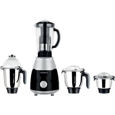Konka Turbo Pro Mixer Grinder 4 Jar (1000W)- Grey image