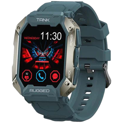 Kospet Tank M1 PRO Bluetooth Calling Waterproof Smartwatch-Blue image