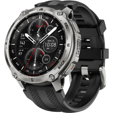 Kospet Tank T4 1.43 Inch AMOLED 10 ATM Dive-proof With 32GB Storage RUGGED SMARTWATCH - Silver image