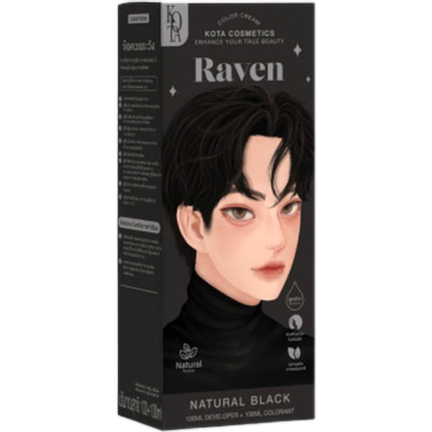 Kota Hair Color Cream Raven - Natural Black image