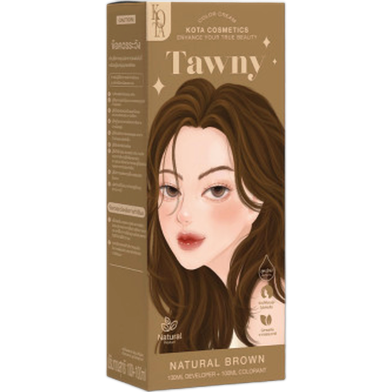 Kota Hair Color Cream Tawny - Natural Brown image