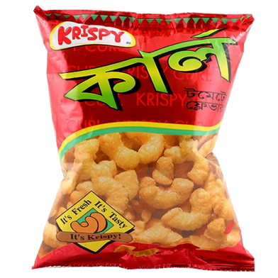 Krispy Curl Chips 6 gm - 12 Packets image