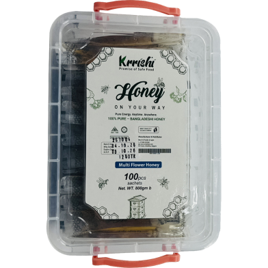 Krrishi Multi Flower Honey (100 Pcs Sachets) image