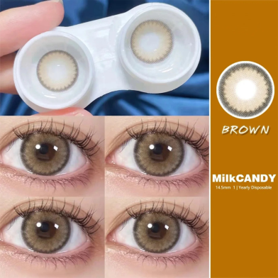 Ksseye Milkcandy Brown Color Contact Lens image