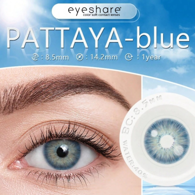 Ksseye Pattaya Blue Color Contact Lens image