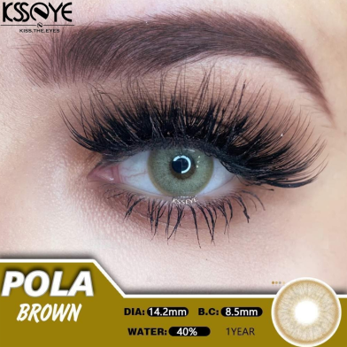 Ksseye Pola Brown Color Contact Lens image