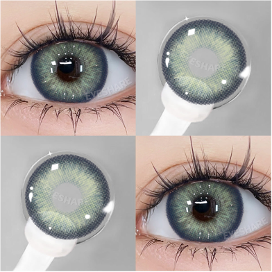Ksseye Sydney Green Color Contact Lens With Lens Kit Box image