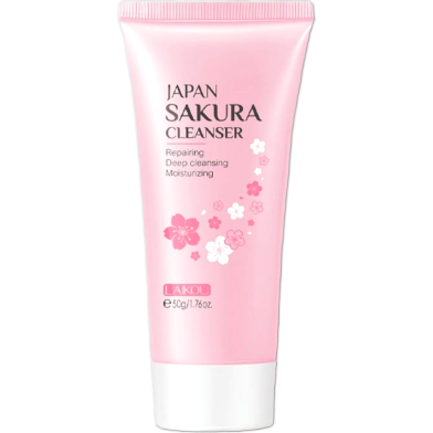 LAIKOU Sakura Cleanser: Refreshing Face Wash for Radiant Skin - 50g image