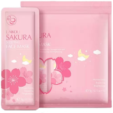 LAIKOU Sakura Sleeping Mask 3gm - 15 pcs image