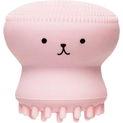  Silicone Brush Cleansing Cute Octopus Shape image