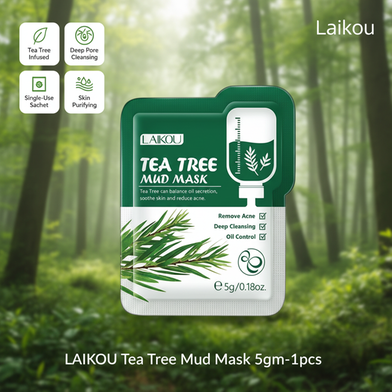 LAIKOU Tea Tree Mud Mask 5gm-1pcs Slide 2