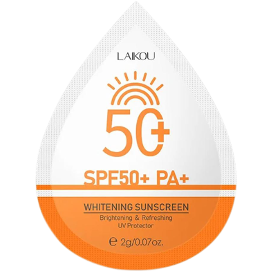 LAIKOU UV Protector Face Body Whitening Sunscreen SPF50 -2gm image