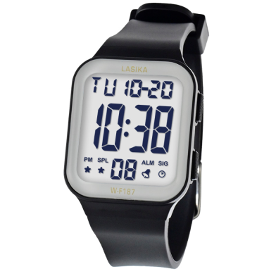 LASIKA Digital Sports Watch Electronic Waterproof Wrist Watches Stopwatch Alarm HASH 187 image